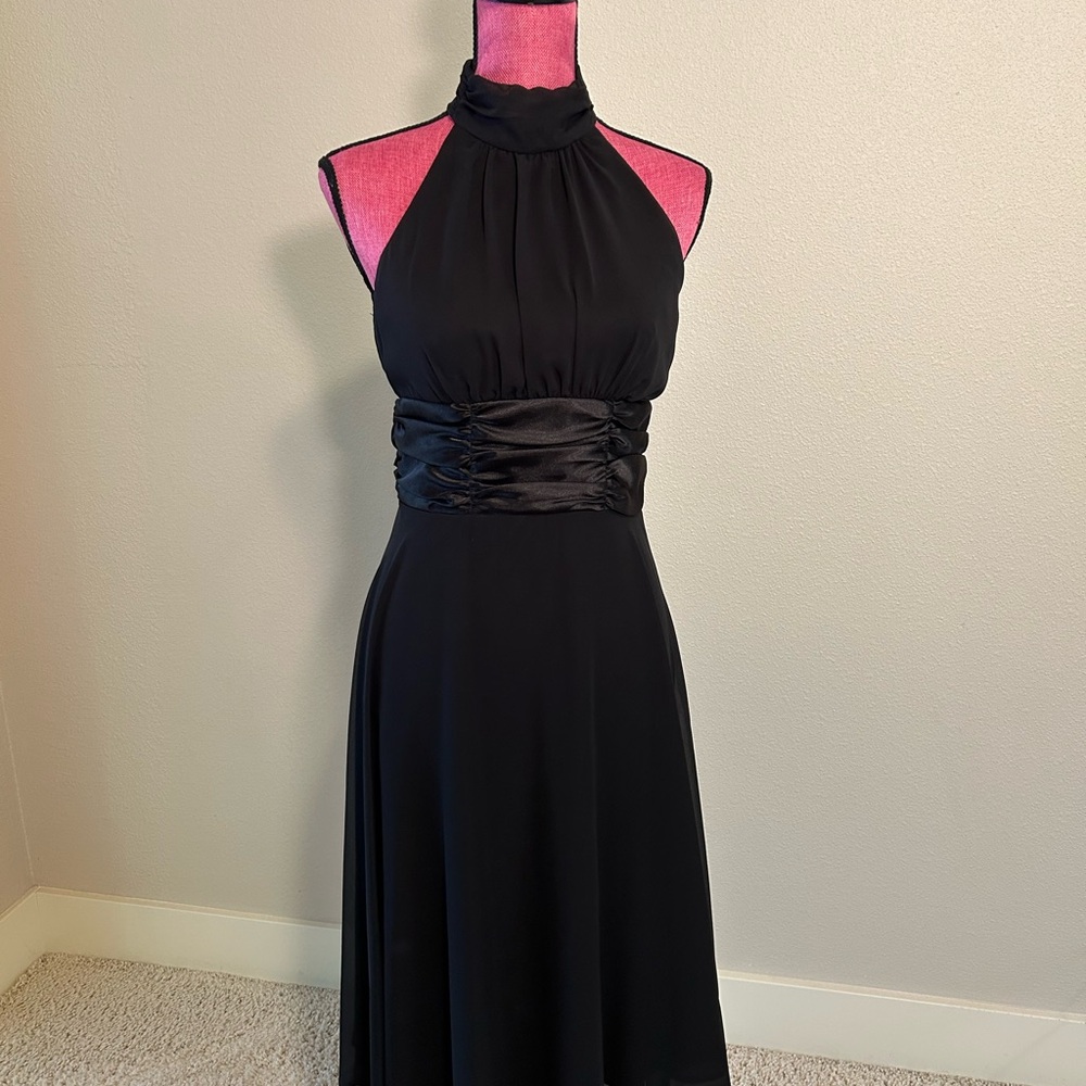 Connected Apparel Black Maxi Dress